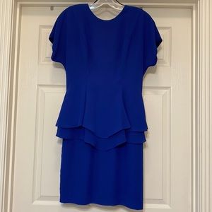 Vintage royal blue cocktail dress